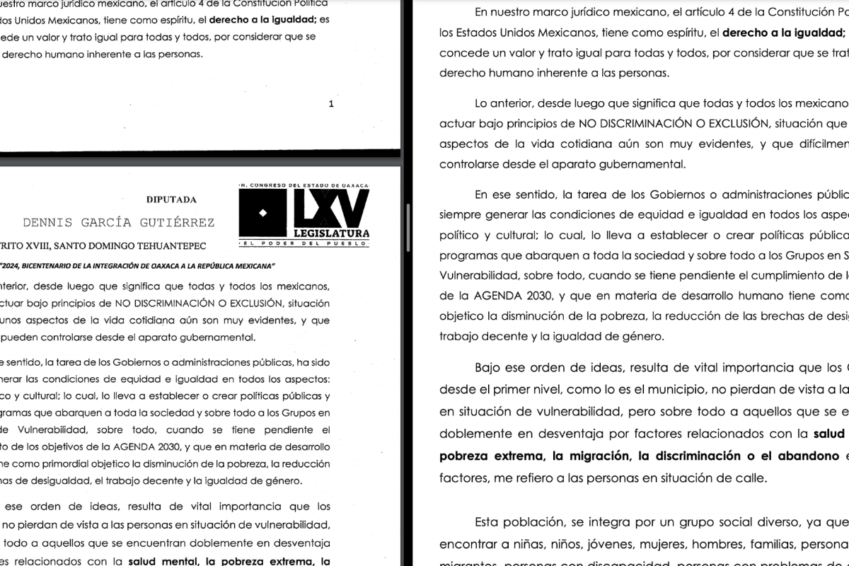 $!El diputado Antonio “Tony” Flores se enfrenta a acusaciones de plagio tras presentar iniciativas que coinciden notablemente con propuestas previas del Congreso de Oaxaca.