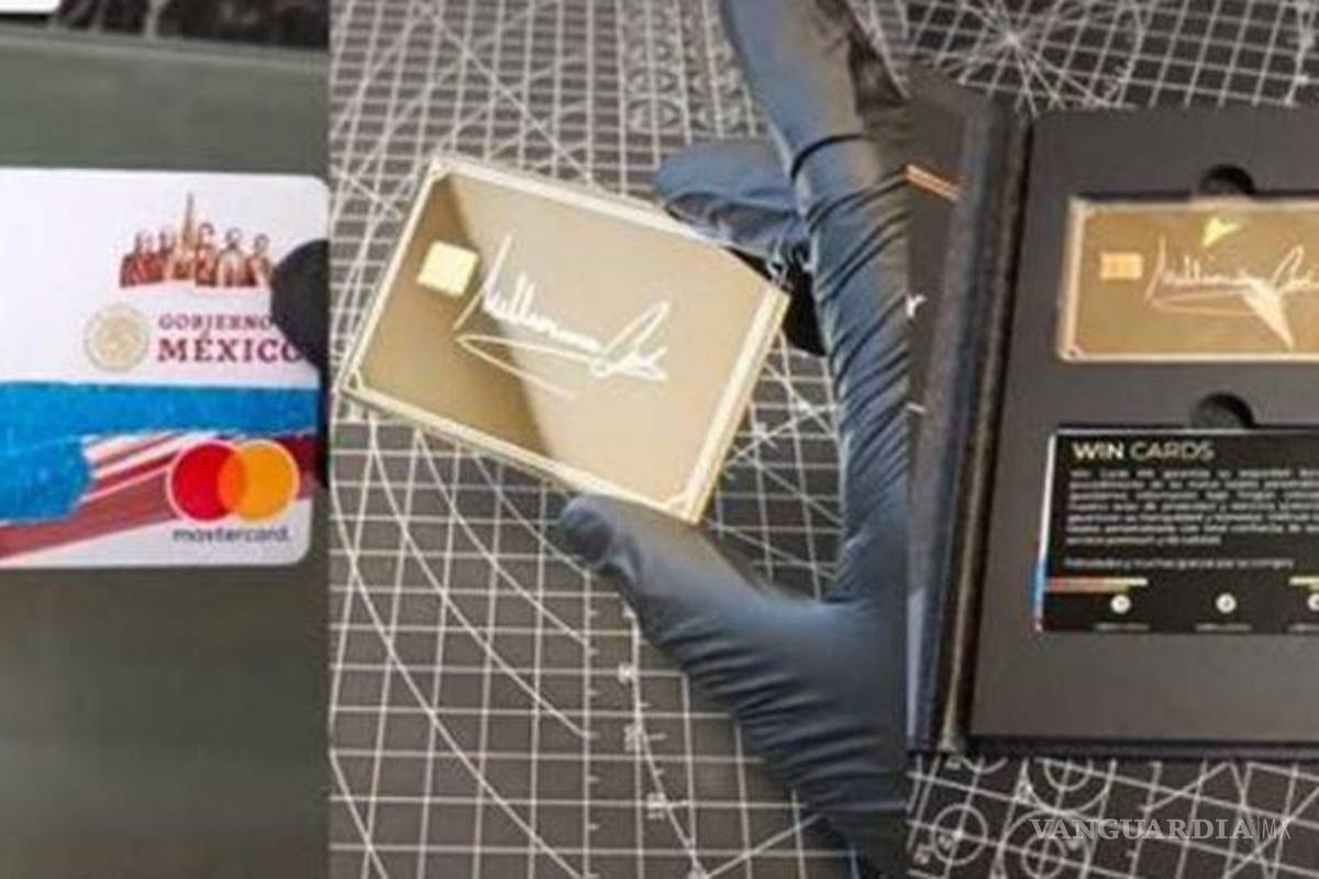 Pensión del Bienestar... porque le daba pena usarla, adulto mayor ‘tunea’ con oro de 24 kilates la tarjeta donde recibe el apoyo (video)