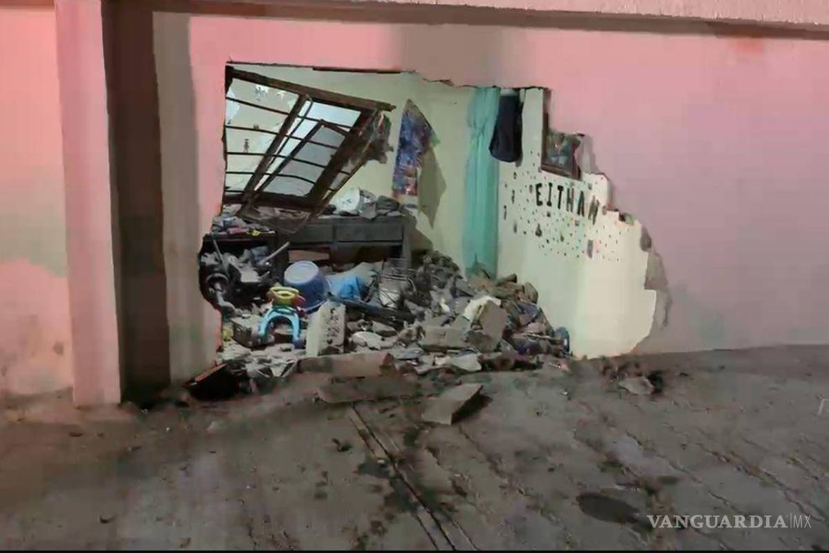 Saltillo: mujer choca contra vivienda tras presunto intento de huir de un asalto en la colonia Morelos