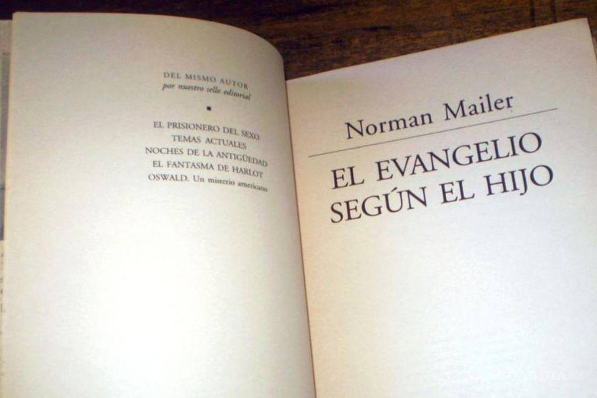 $!Norman Mailer sentía una pasión especial por la Biblia, de ahí su interés en Jesús.