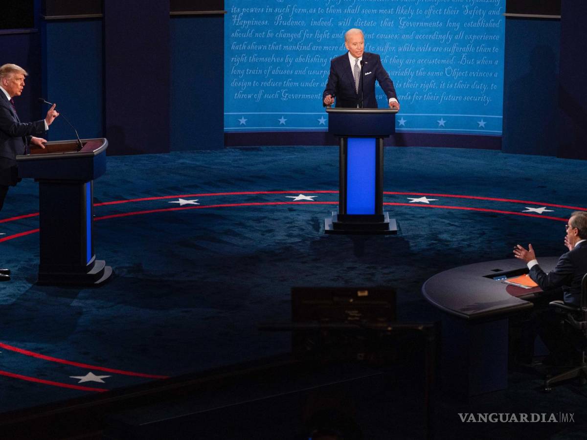 $!En 2020, el segundo de los tres debates fue descartado después de que Trump rechazara la propuesta de que él y Biden participaran virtualmente.
