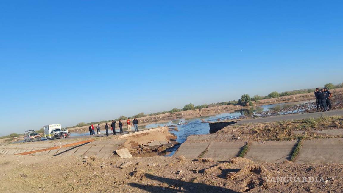 $!Autoridades pidieron a la población extremar precauciones al circular por el lugar.