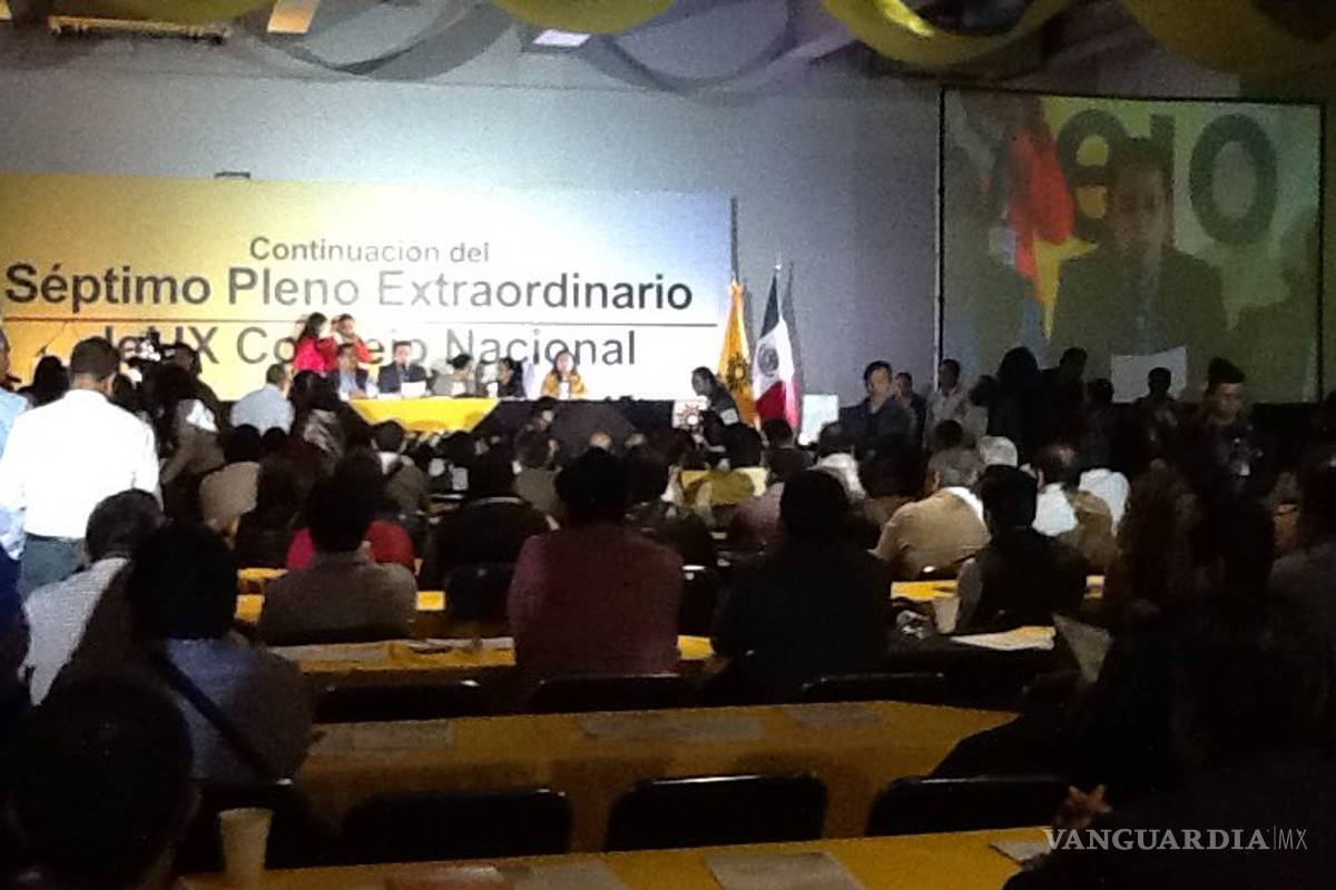 Reinicia el PRD los trabajos del Consejo Nacional