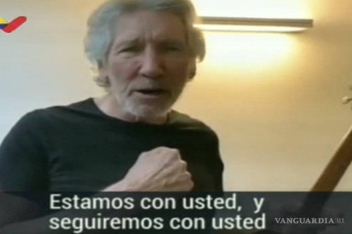 Roger Waters recibe regalo de Nicolás Maduro y reafirma su apoyo a Venezuela