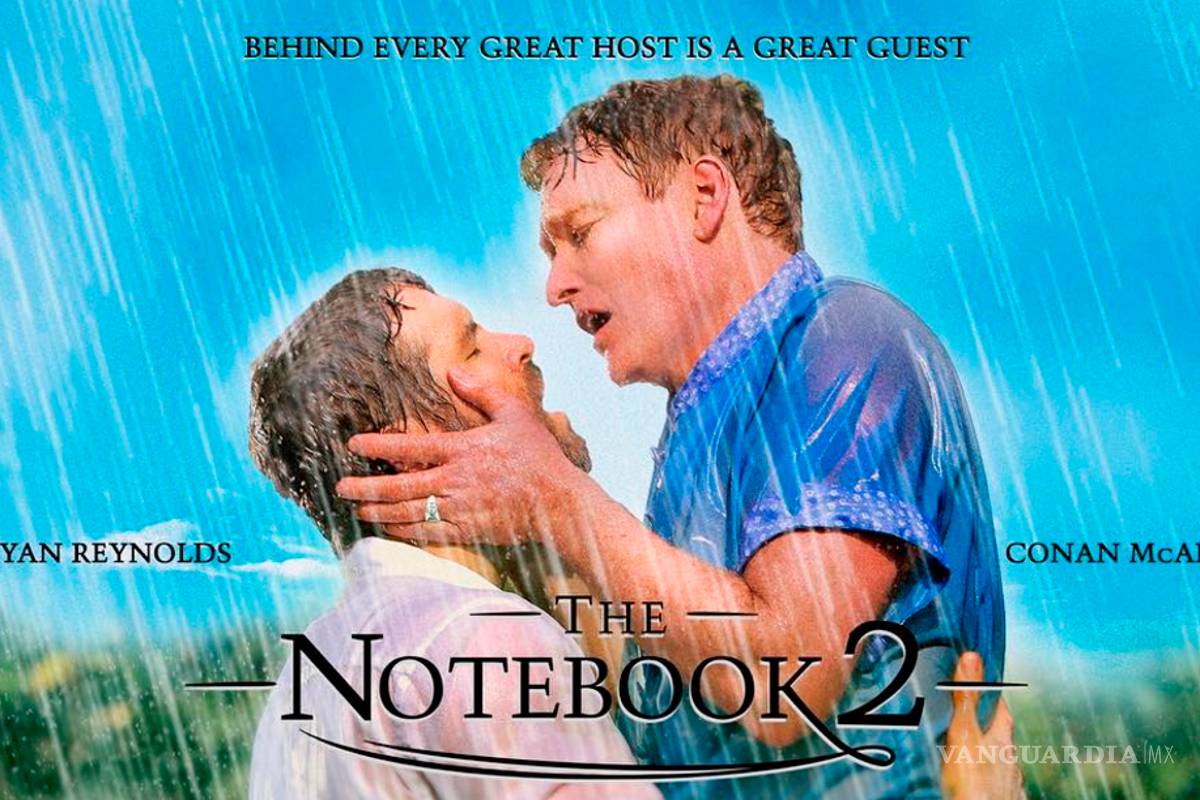 Ryan Reynolds y Conan O'Brien parodian escena de Diario de una pasión(01)