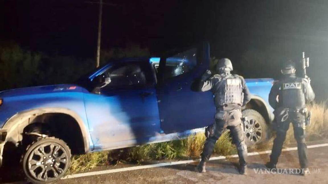 ‘Chocan’ sicarios con policía de NL en límites con Coahuila: hay tres muertos