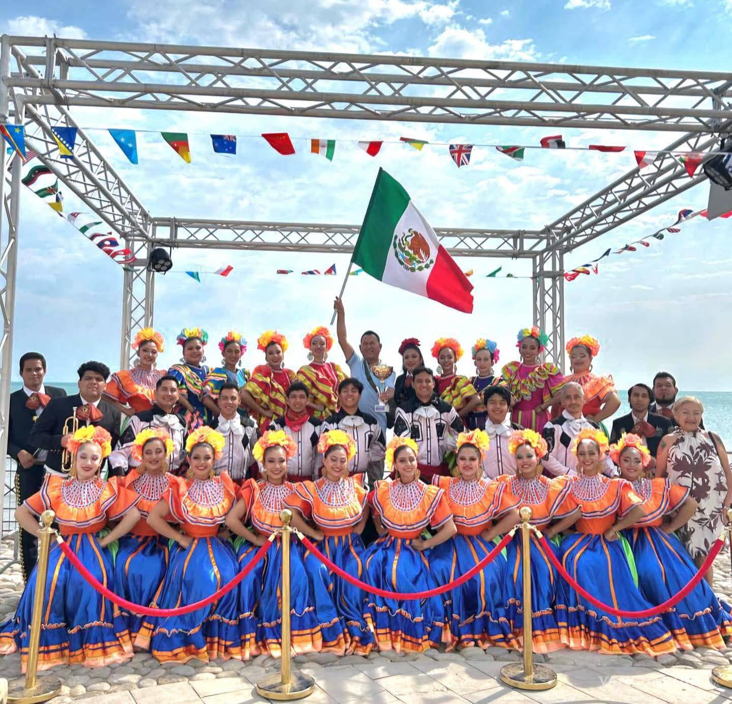 Ballet Folklórico del Ateneo Fuente de Saltillo conquista Italia y se corona campeón mundial