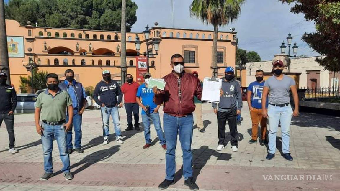 Protestan choferes de InDriver al considerar trato injusto en Ramos Arizpe