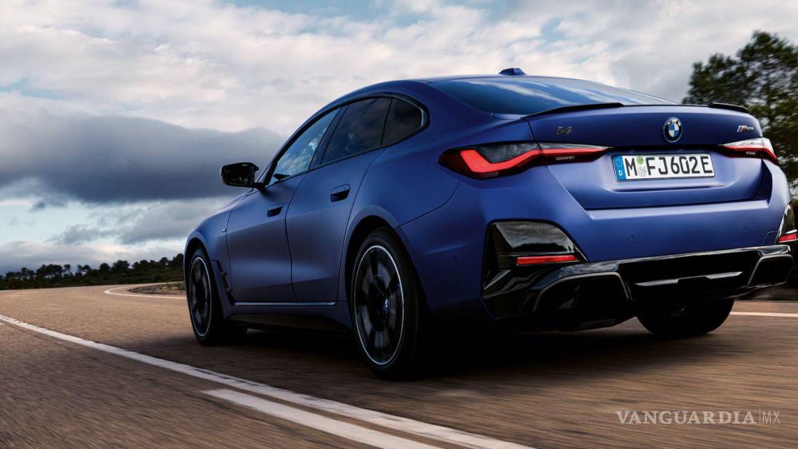 $!El BMW i4 M50 es el primer modelo M completamente eléctrico.