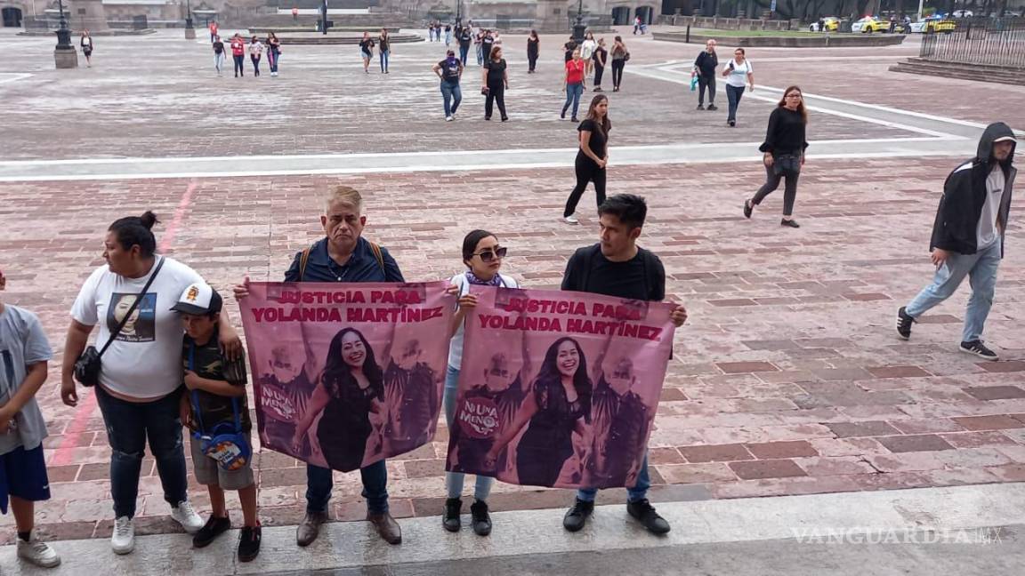 Exigen con concentración y marcha justicia para Yolanda Martínez