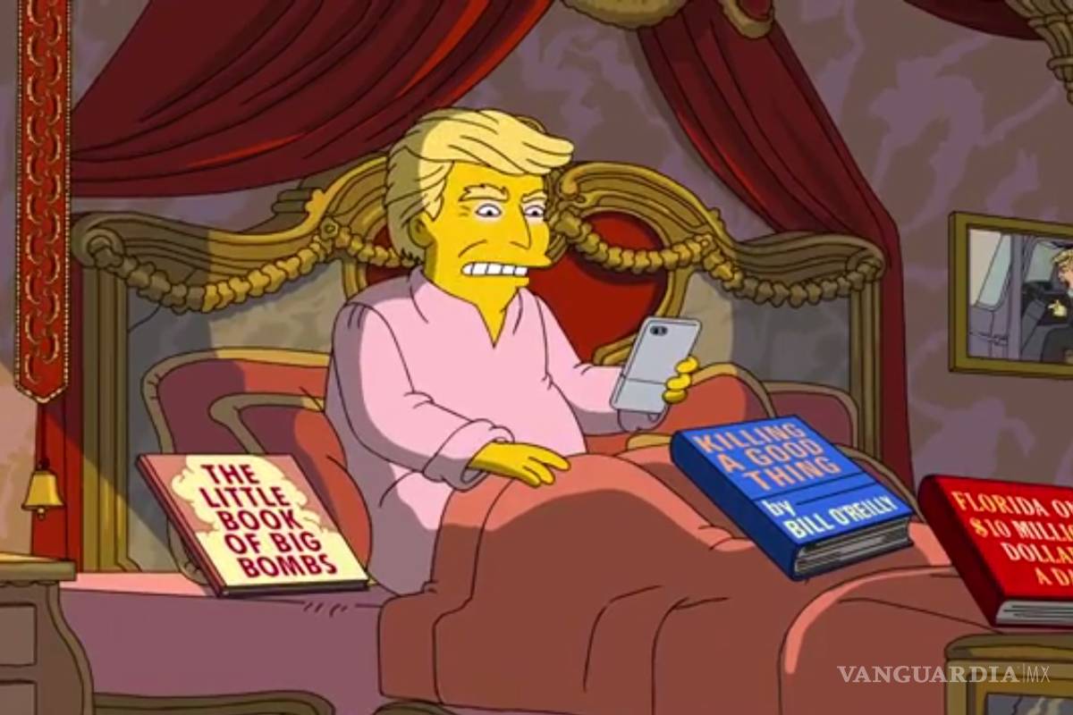 Se burlan “Los Simpson” de los primeros 100 días de Donald Trump