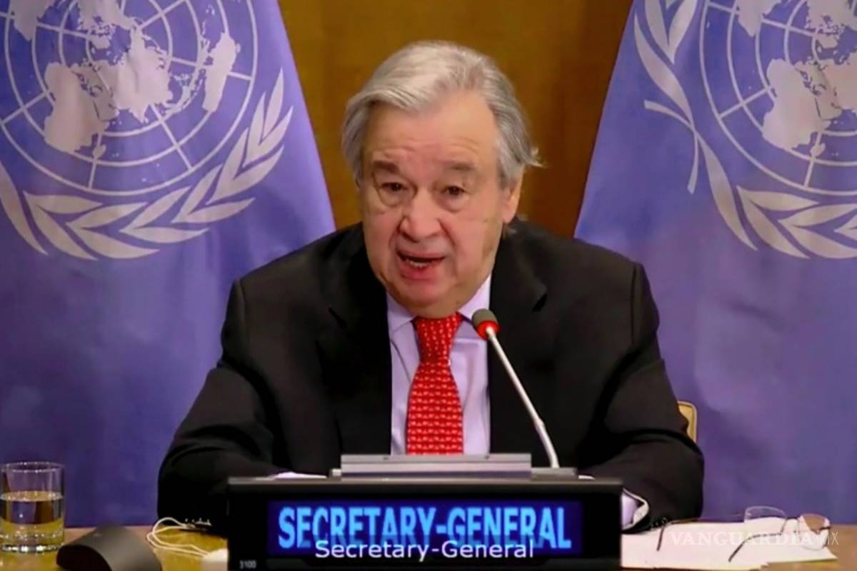 António Guterres exhorta a la acción frente a la alerta roja del cambio climático