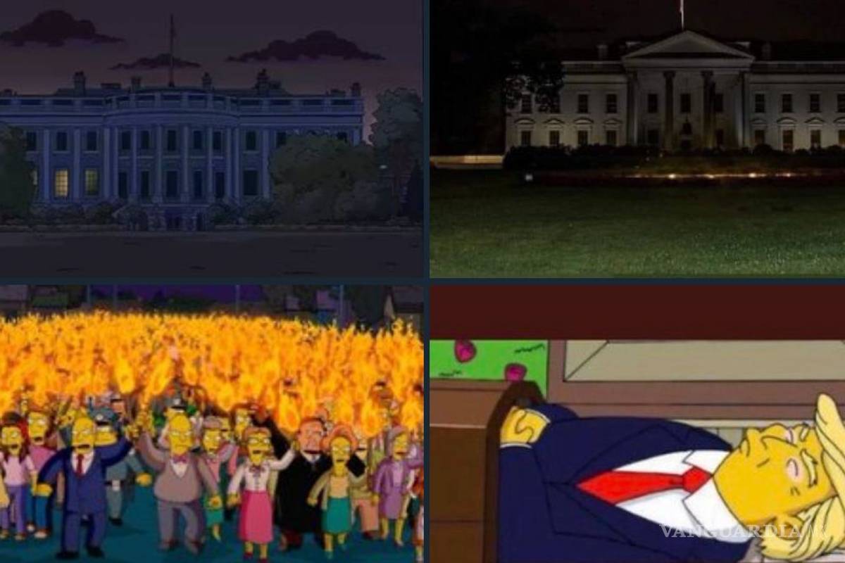 ¿Los Simpson predijeron apagón de la Casa Blanca y manifestaciones en EU?