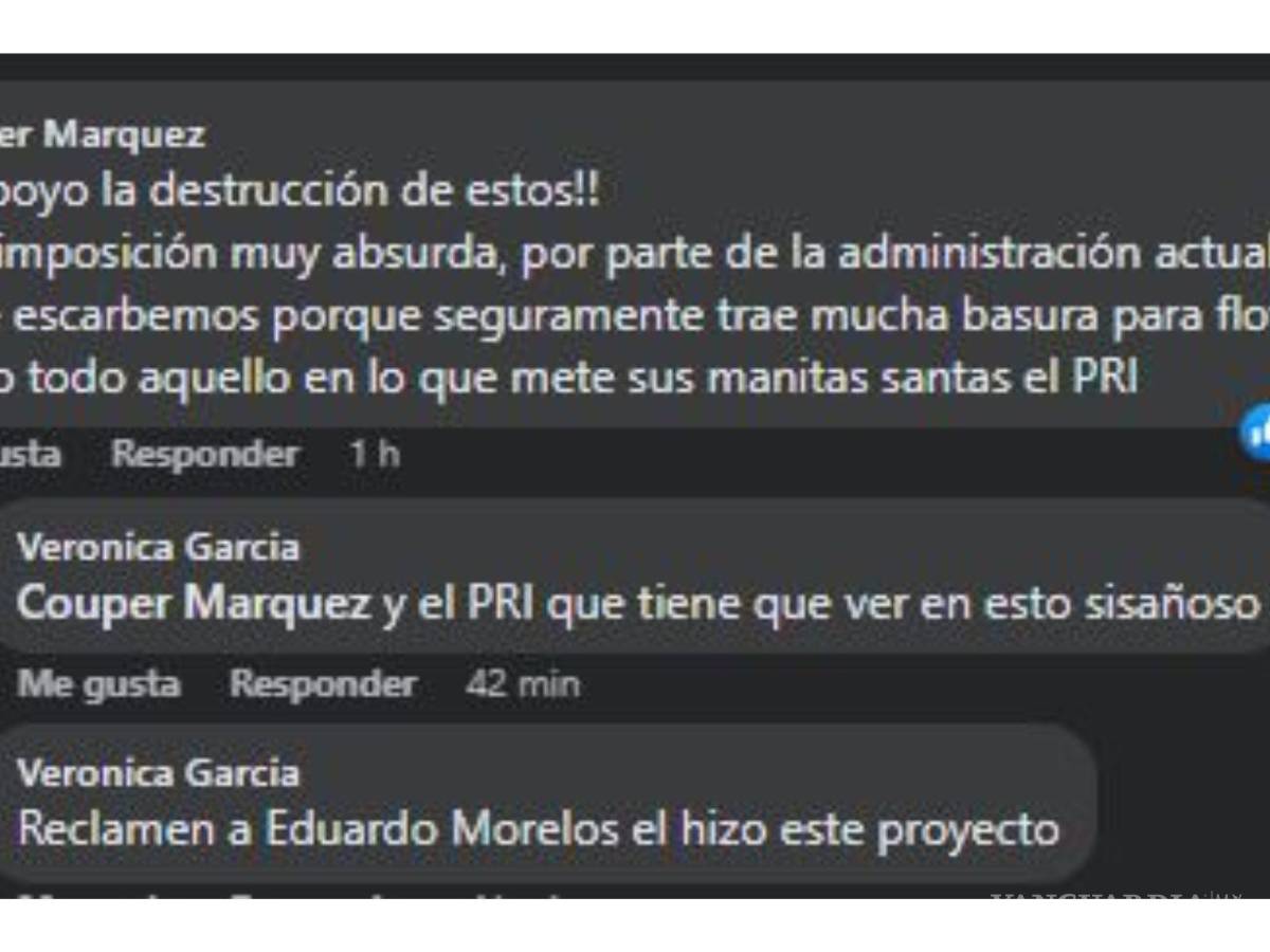 $!Comentario en la publicación de VANGUARDIA