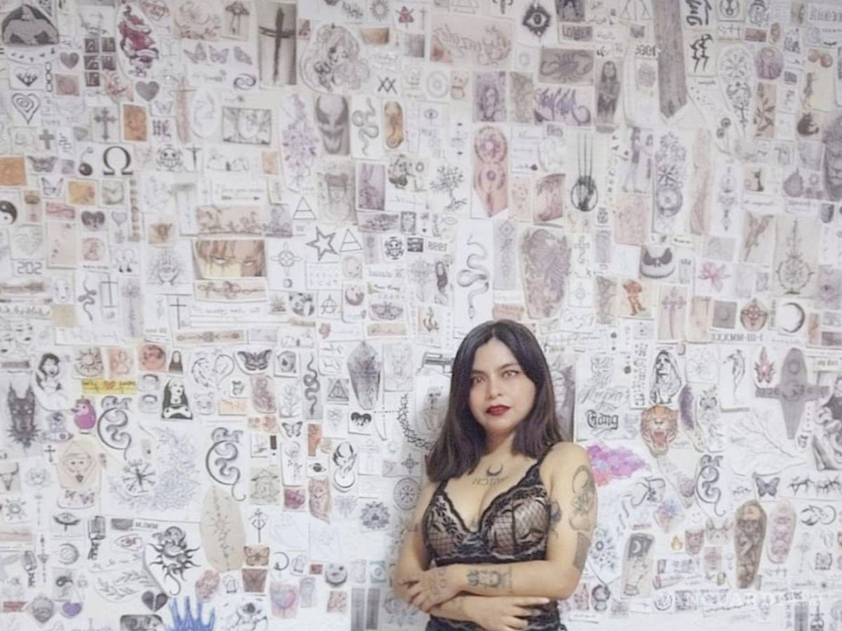 $!Lilith una tatuadora saltillense quien nos cuenta cómo empieza un tatuador, además de explicarnos por qué va más allá de un oficio.