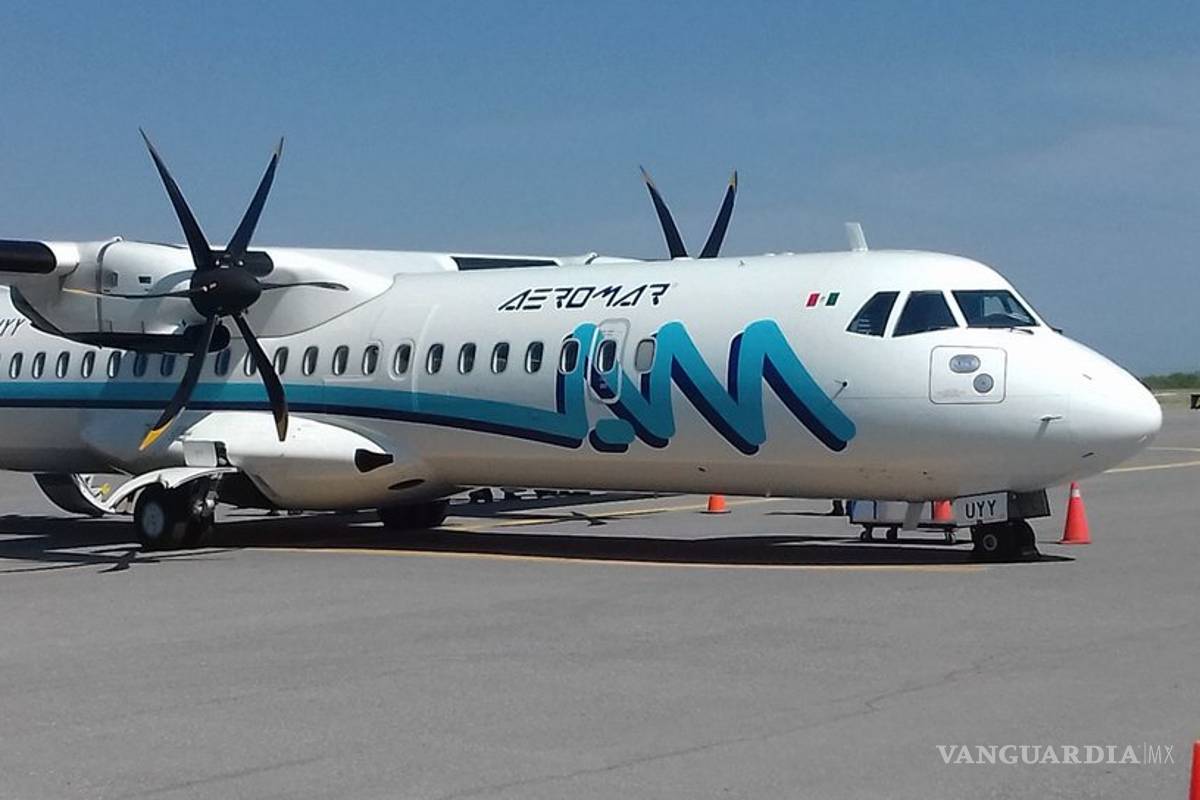 Hoy partió el último vuelo de Aeromar de Monclova a la CDMX