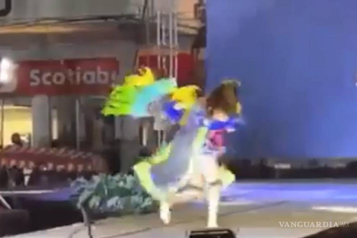 Concursante se electrocuta en pleno escenario de Señorita Sahuayo (video)