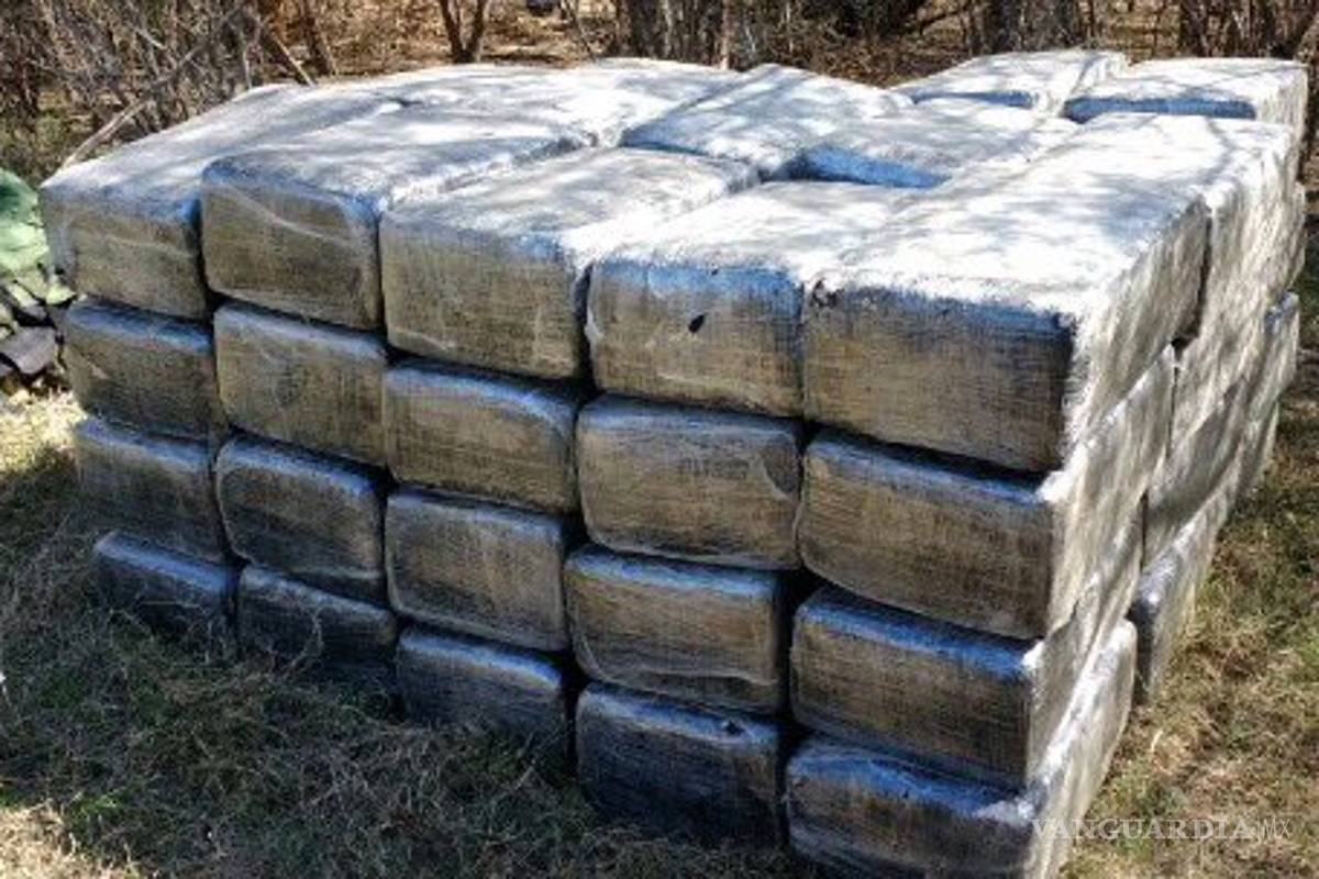 Hallan 3 toneladas de mariguana en la frontera entre México y EU