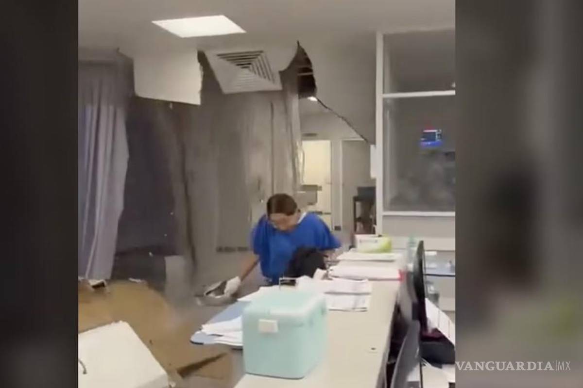 Se desploma techo de área de urgencias de hospital en Ixtapaluca; aclara IMSS incidente