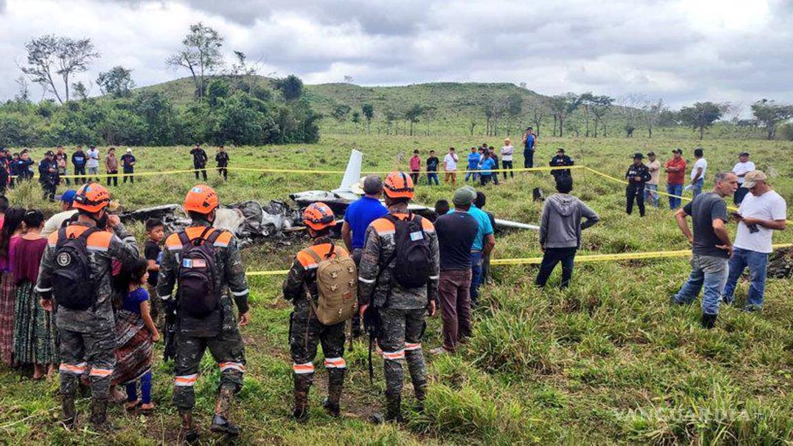 Mueren 3 estadounidenses tras accidente aéreo en Guatemala
