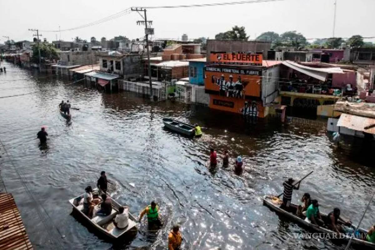 $!Se desborda el Río Grijalva en Tabasco y deja zonas bajo el agua en Villahermosa