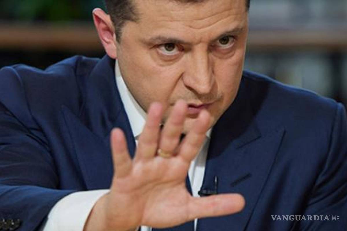 Él es el presidente de Ucrania, V. Zelenski, un comediante convertido en político