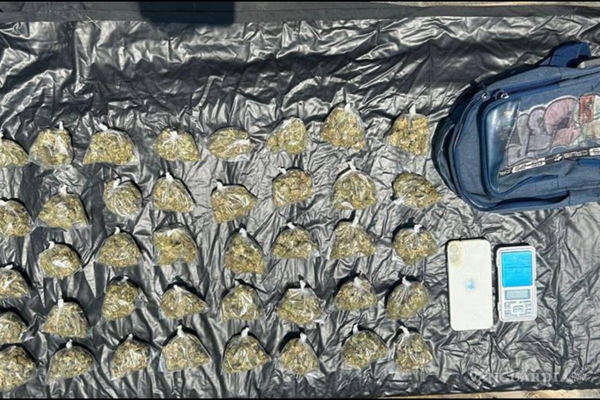 Detienen en Nuevo León a 9 hombres en posesión de armamento y droga