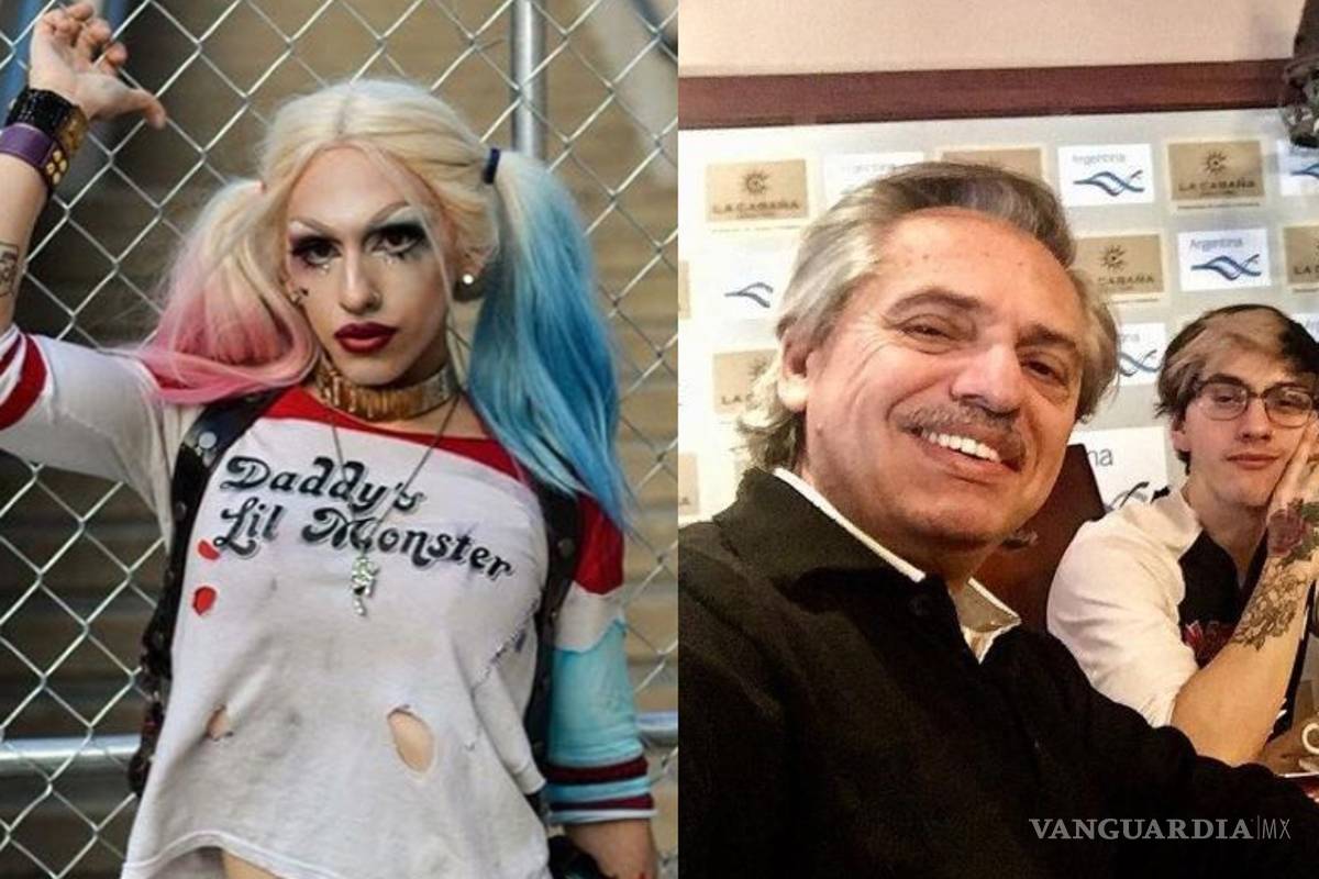 Presidente de Argentina reconoce creatividad de su hijo drag queen