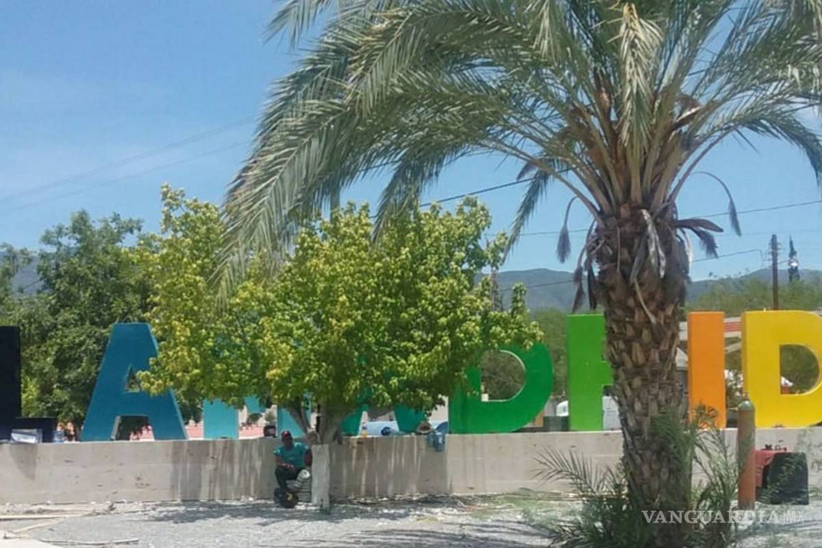 Entregan obra que da la bienvenida al municipio de Lamadrid