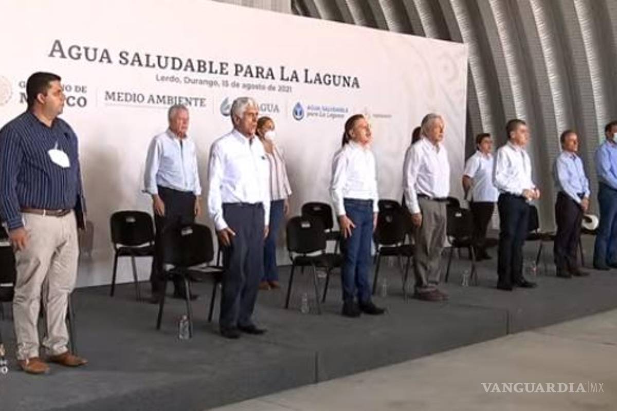 Desde La Laguna, AMLO defiende el proyecto ‘Agua Saludable’