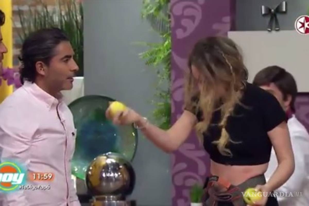 Belinda se vuelve trending por reto de la manzana