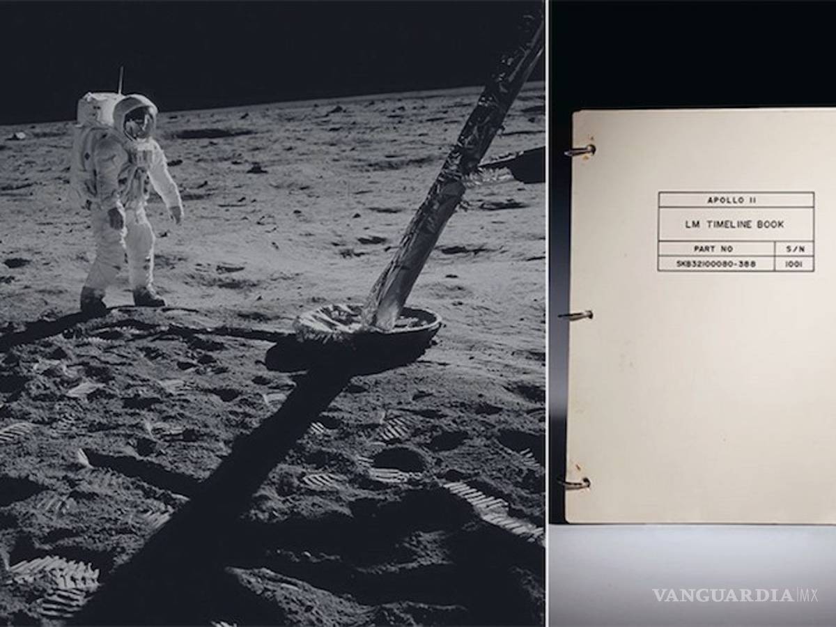 $!Primer manual para alunizaje del Apolo 11 podría venderse por 9 mdd en subasta