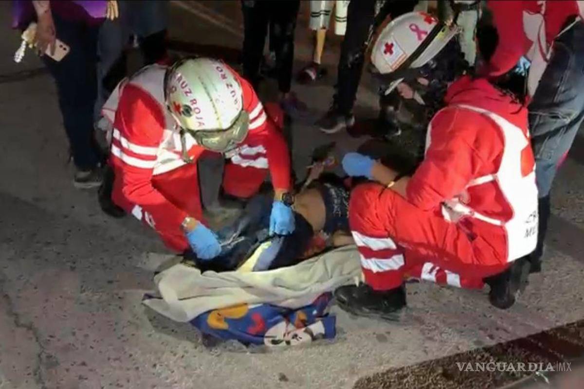 Menor resulta lesionado al ser atropellado, en Saltillo