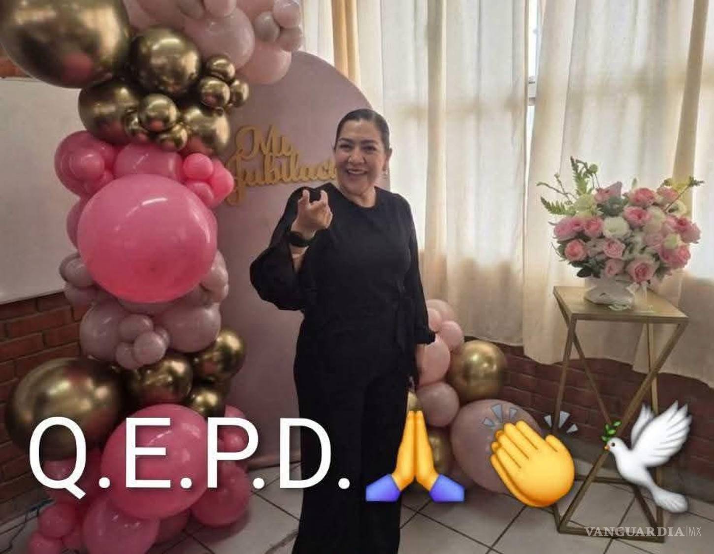 $!La maestra perdió la vida durante el ataque ocurrido en la Secundaria 13 del ejido La Unión, en Torreón.