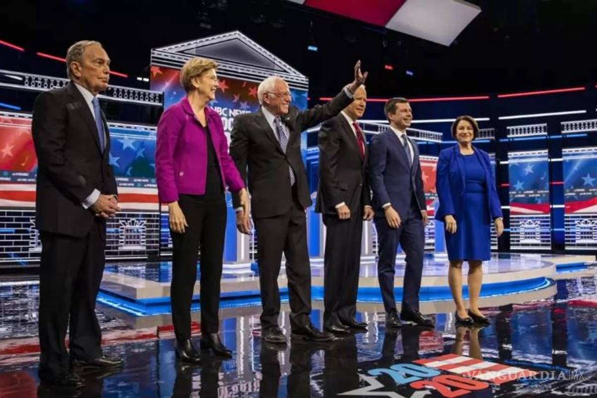 AMLO 'presente' en el debate demócrata en Las Vegas