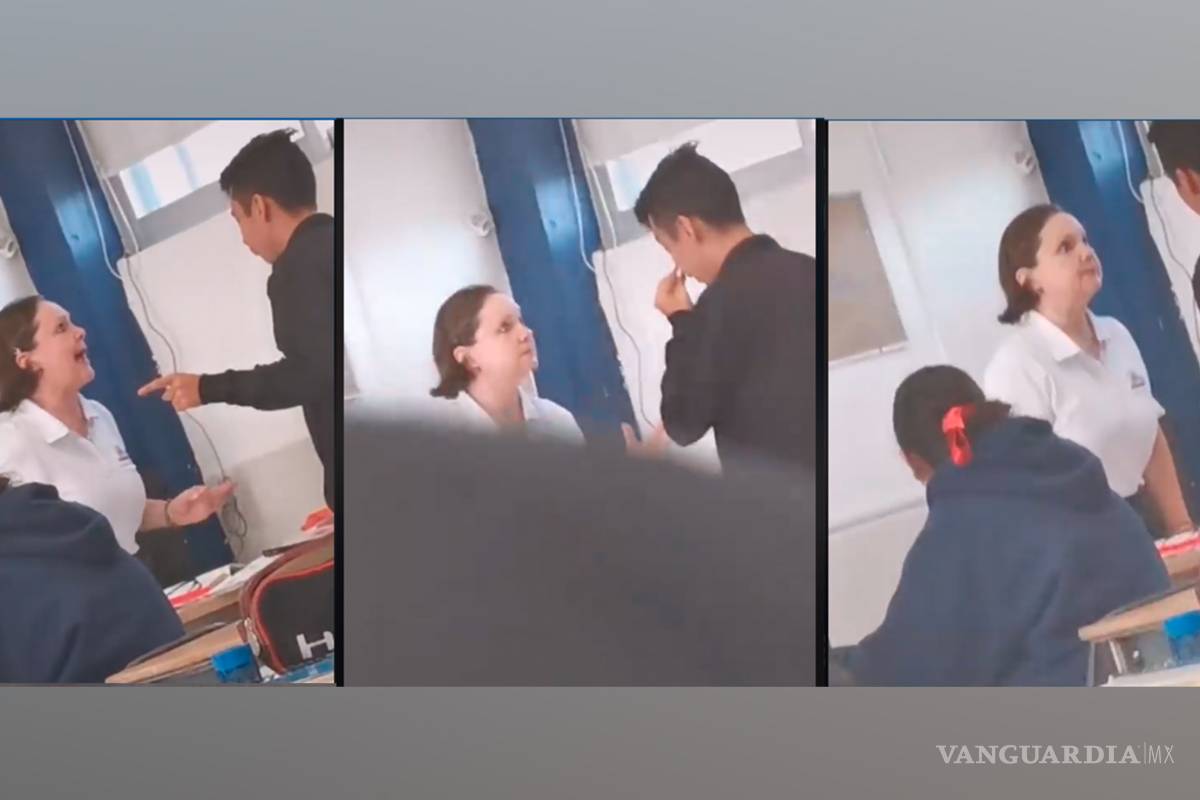 VIDEO: Profesora reclama a alumno por amenazarla y humillarla