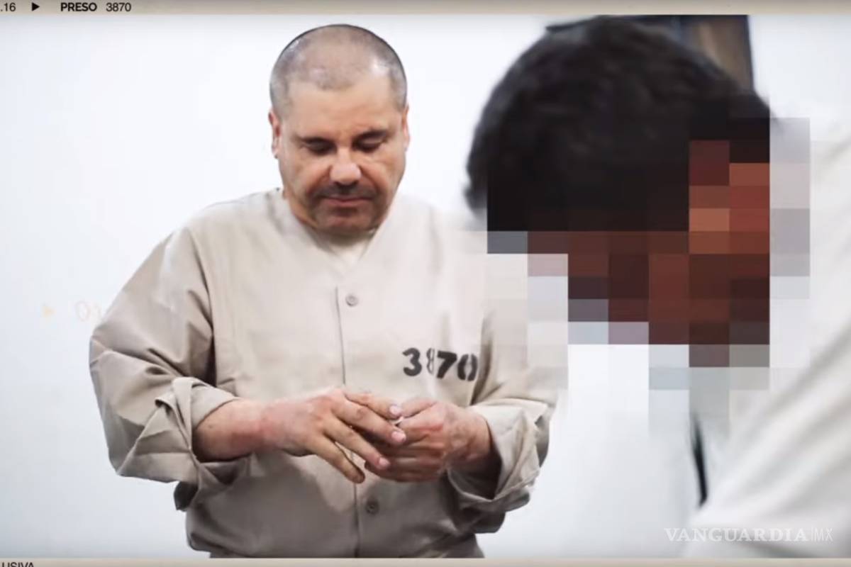 Revelan imágenes inéditas de “El Chapo” Guzmán en su llegada penal del Altiplano