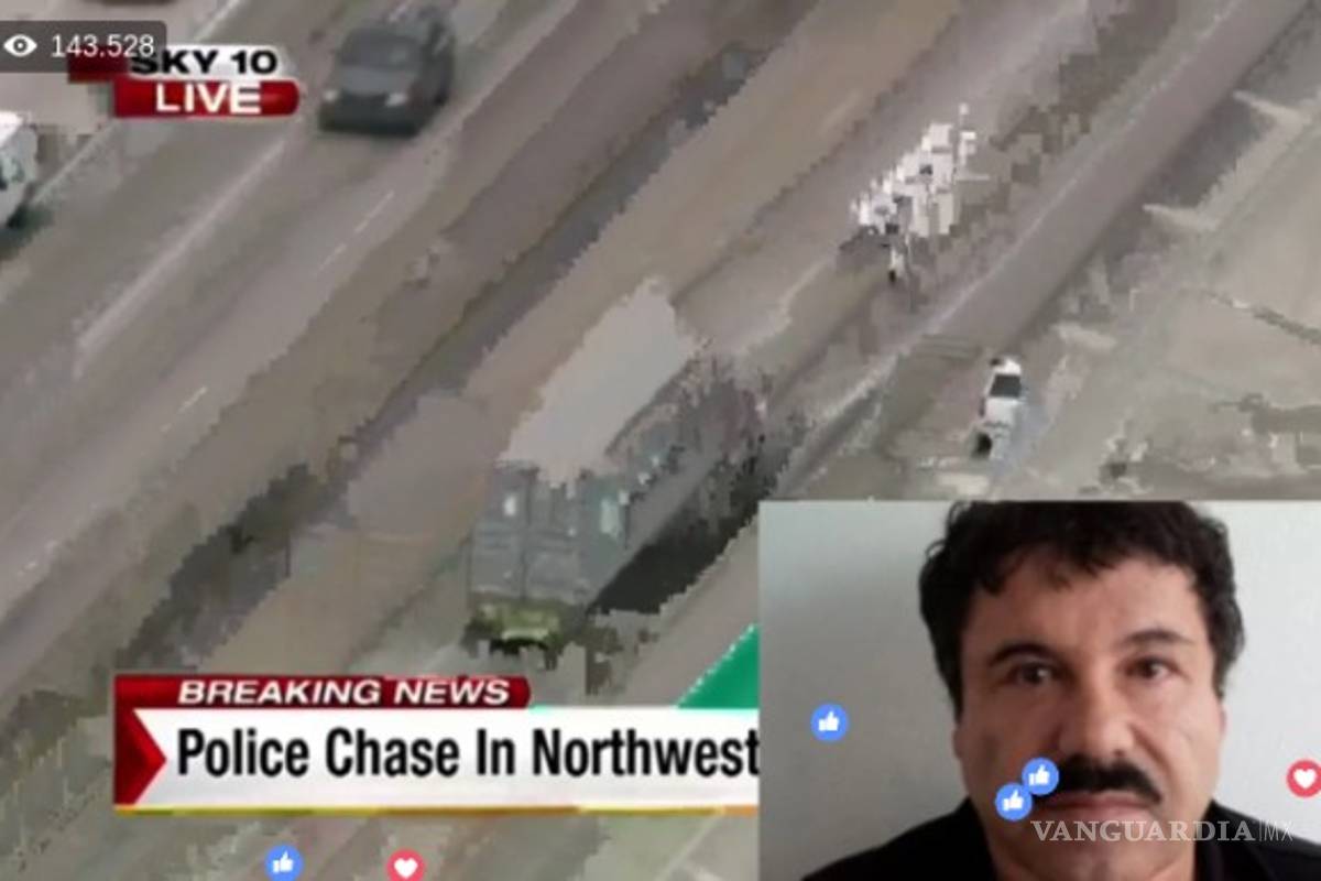 Falso escape del 'Chapo' Guzmán, miles caen en engaño en Facebook