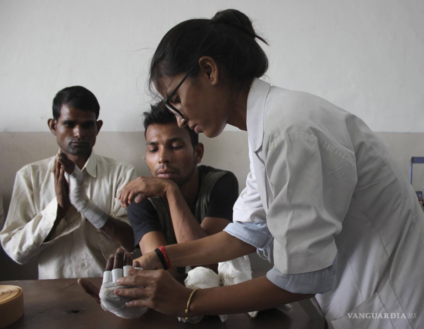$!Imagen tomada en un hospital para enfermos de lepra en Nueva Delhi. Según la OMS, todavía se registran casos en 120 países y cada año se reportan más de 200 mil nuevos contagios, pese a que existe una cura desde hace cuatro décadas.