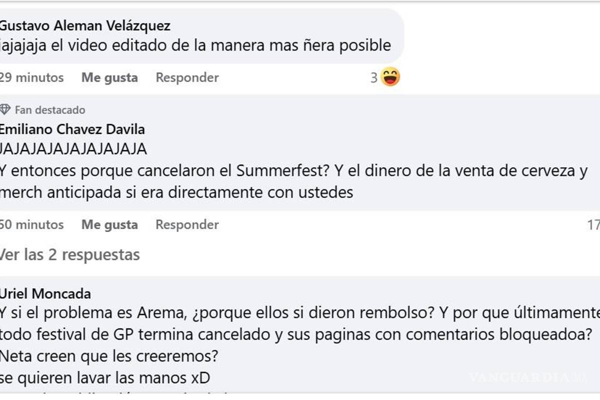 $!¿Y tú le crees? Lanza ‘Festival Cactus’ video acusando a dueño de Arema como responsable de cancelación en Saltillo