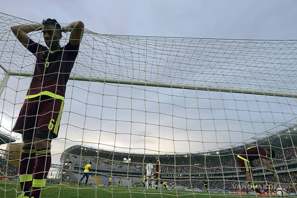&quot;Este Gobierno va a caer&quot;, cantó el público en el partido Venezuela contra Ecuador (videos)