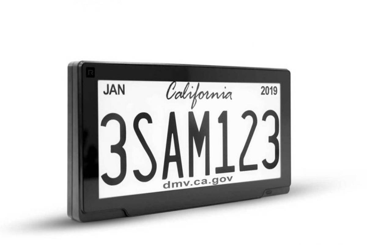 Matrículas digitales, lo que viene para los autos