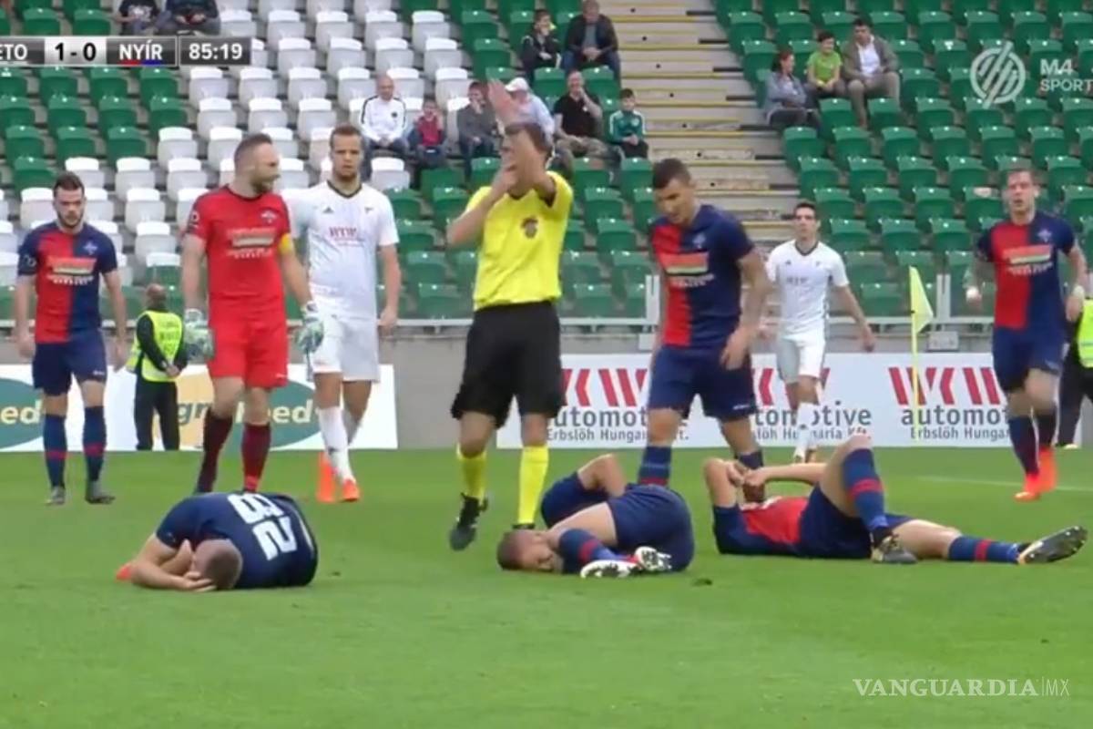 ¡Insólito! Se lesionan tres jugadores del mismo equipo... en la misma jugada