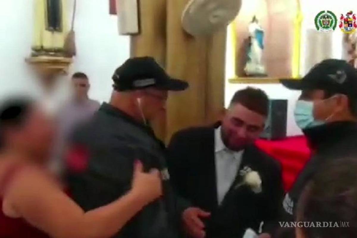 ‘Cazado’ por casarse, detienen en su boda a líder de la mayor banda criminal de Colombia