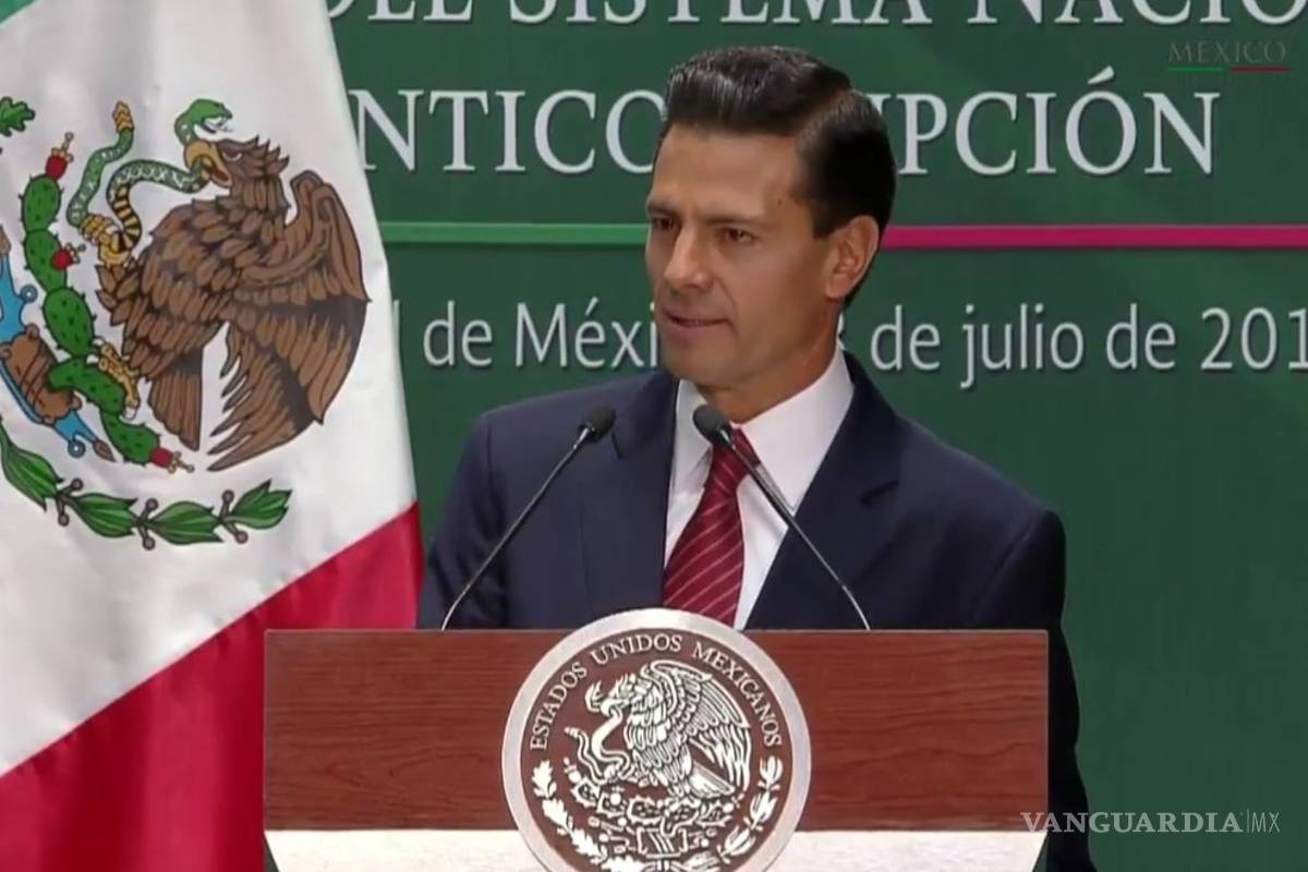 Peña Nieto pide perdón por el caso de la ' Casa Blanca'; promulga Sistema Anticorrupción