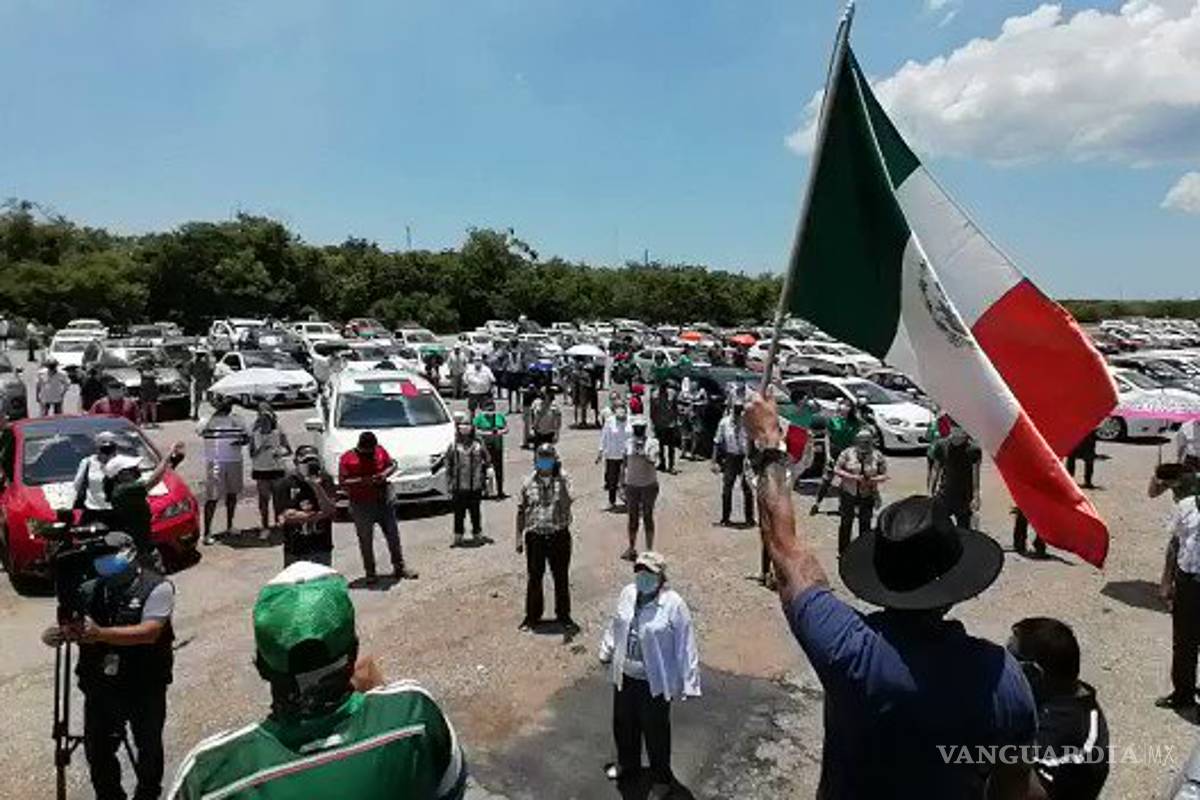 Protestan contra AMLO en varios estados del país, convocados por FRENAAA