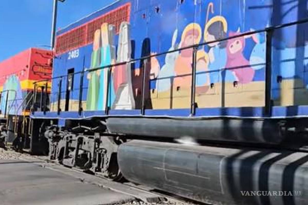 ¡Pasa por Saltillo el Tren Navideño! Entusiasma a chicos y grandes (Video)