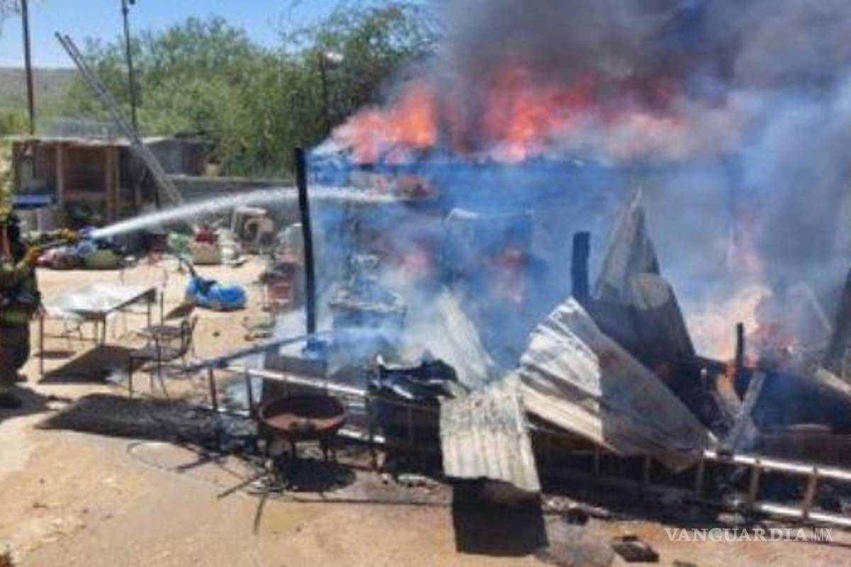 Muere niña de 2 años en incendio de su vivienda en Ciudad Acuña, Coahuila