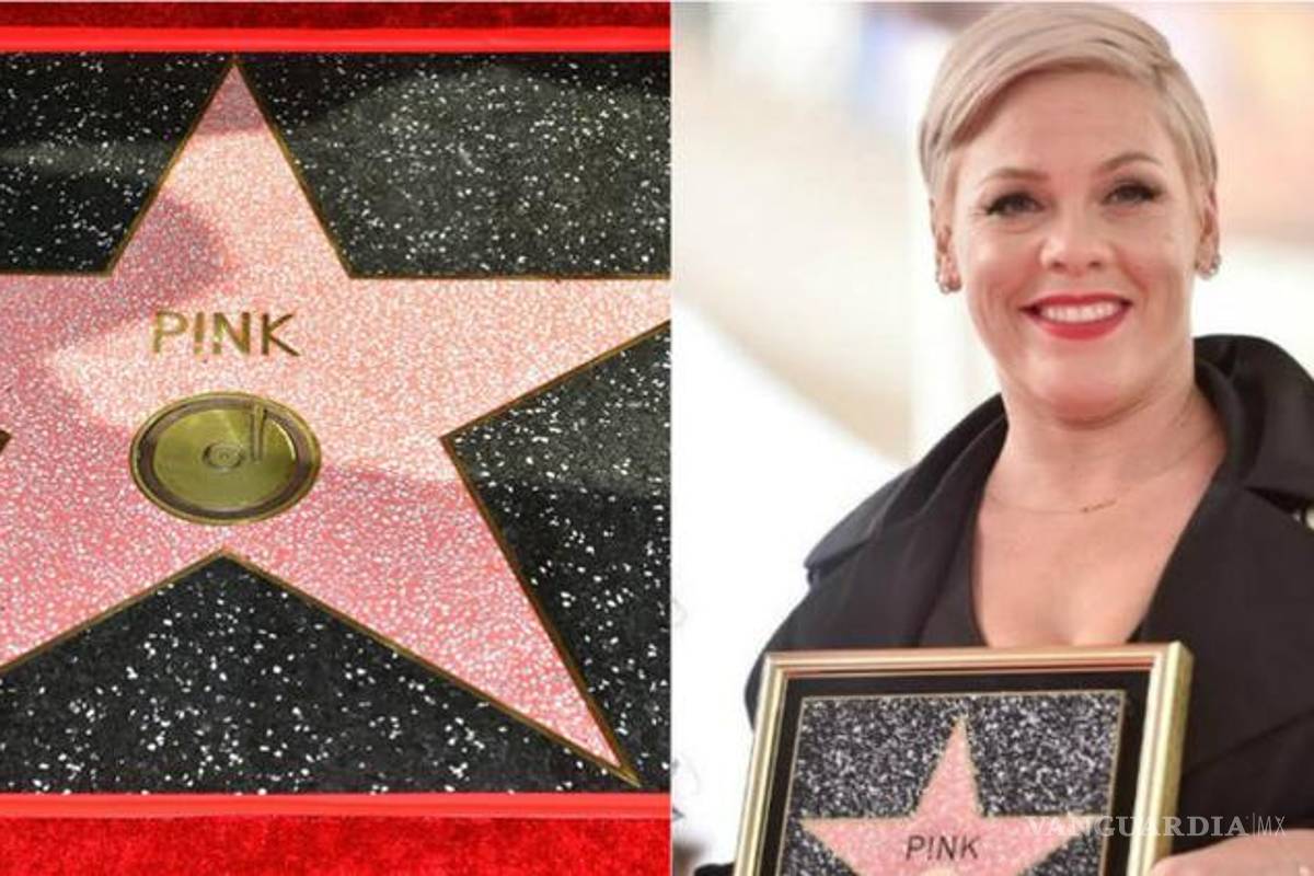 El paseo de la fama se pinta de color: Pink