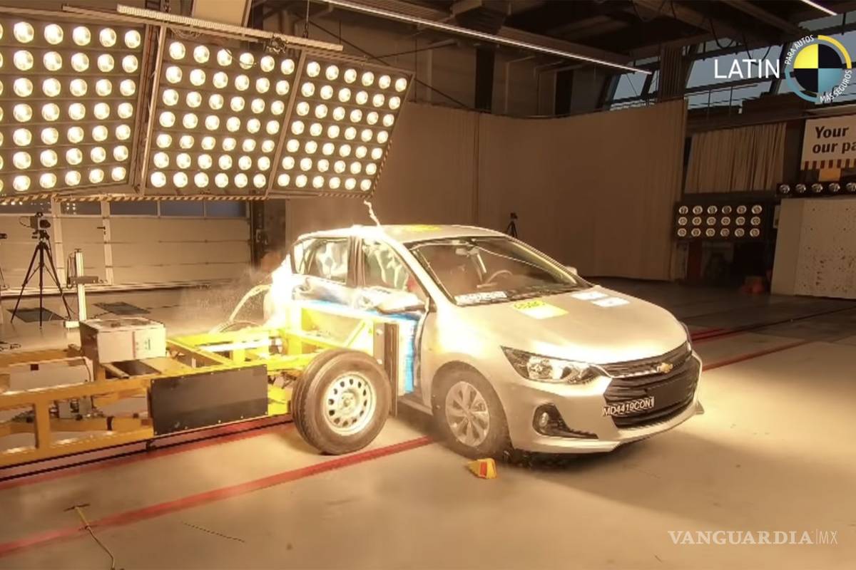 Chevrolet Onix HB alcanza 5 estrellas en pruebas de choque